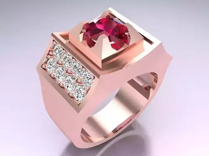 Diamond Ring - Mens Rings - N3215