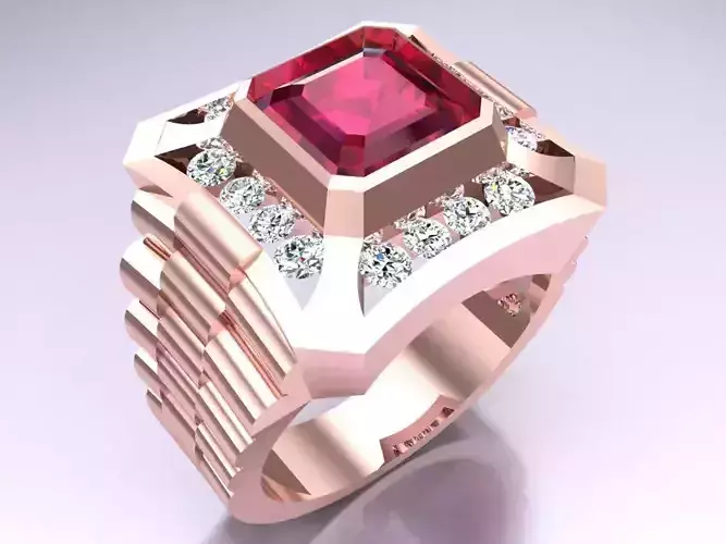 Diamond Ring - Mens Rings - N3243