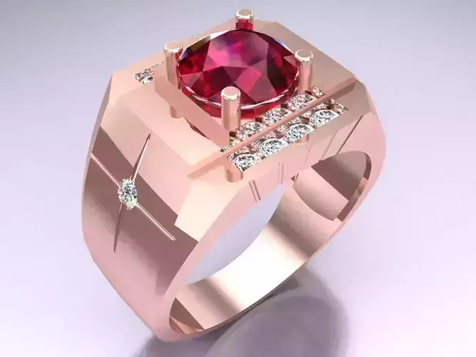 Diamond Ring - Mens Rings - N3244