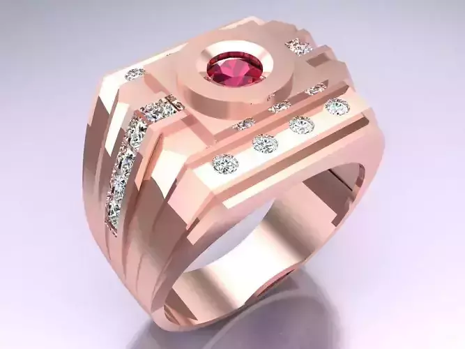 Diamond Ring - Mens Rings - N3247