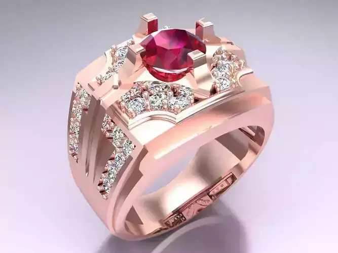 Diamond Ring - Mens Rings - N5107