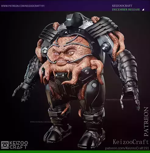 KRANG-MECH DRANG-TMNT-FAN ART-KRANG ROBOT-3D PRINTABLE-STL 3D print model