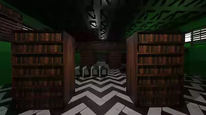 Library interior - Bookstore