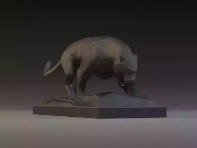 cheetah sculpture