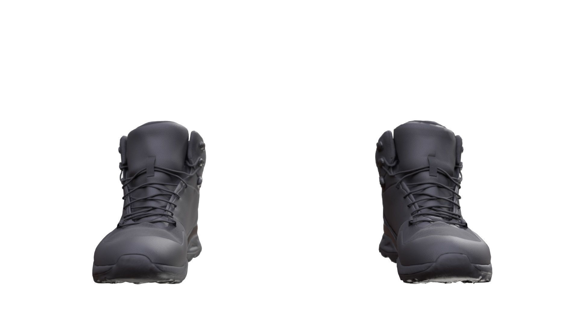 Boots Low-poly 3D model_5
