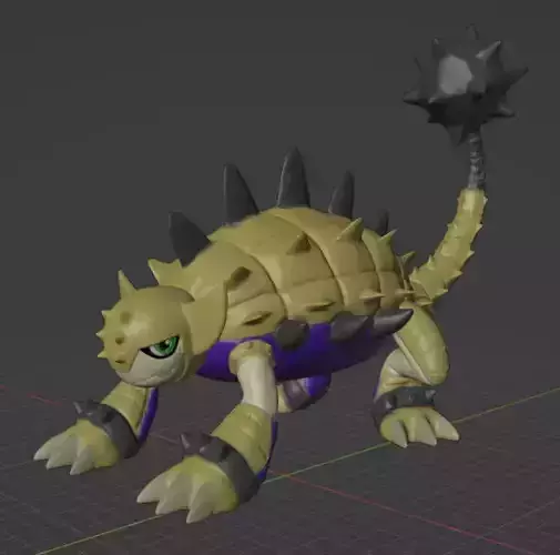 ankylomon 3D print model
