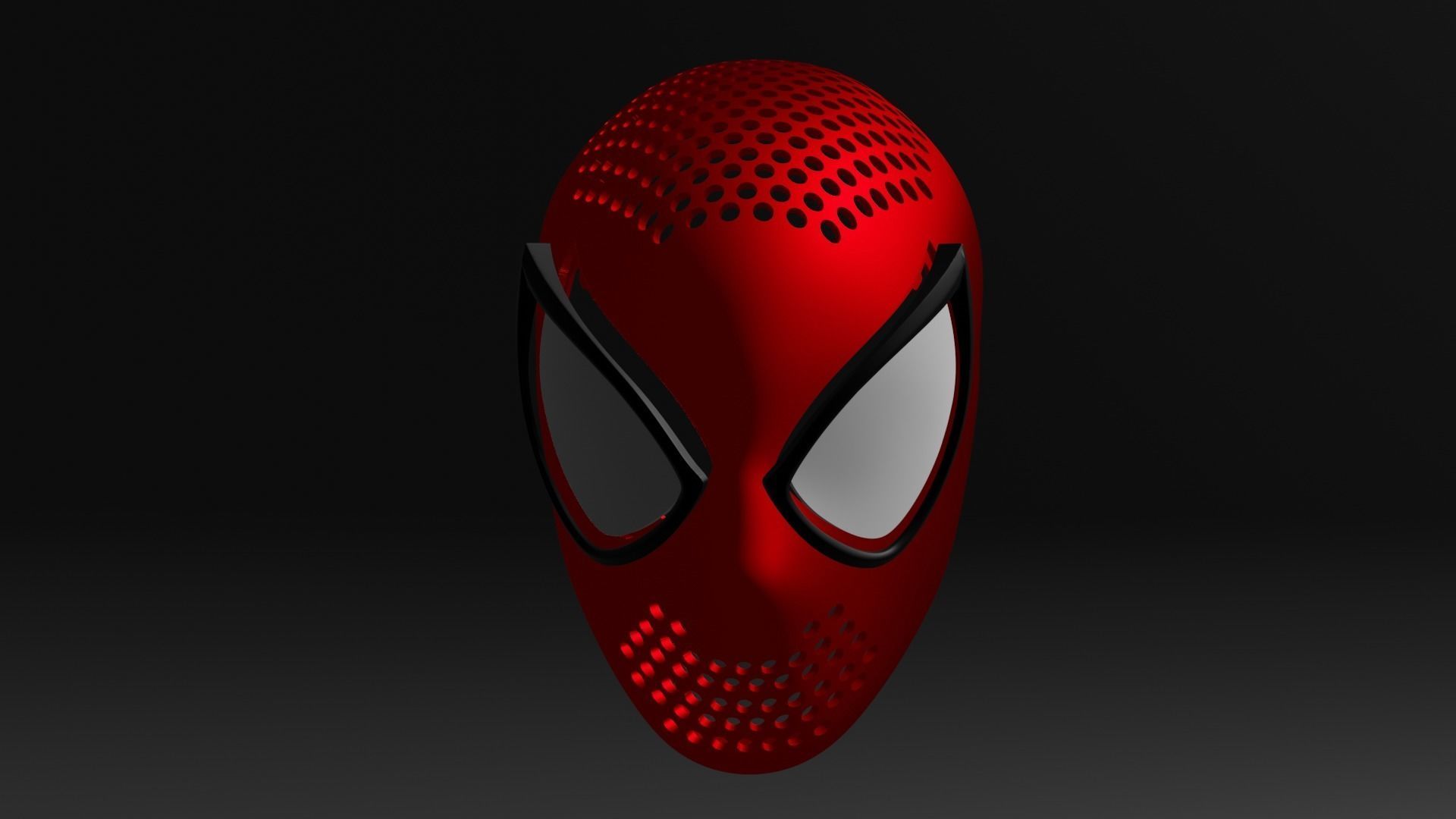 Faceshell spider man  Free 3D print model_3
