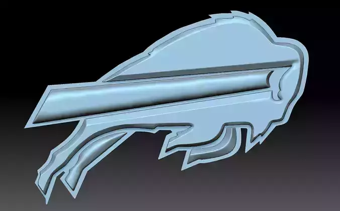 A stylized bull 3D print model
