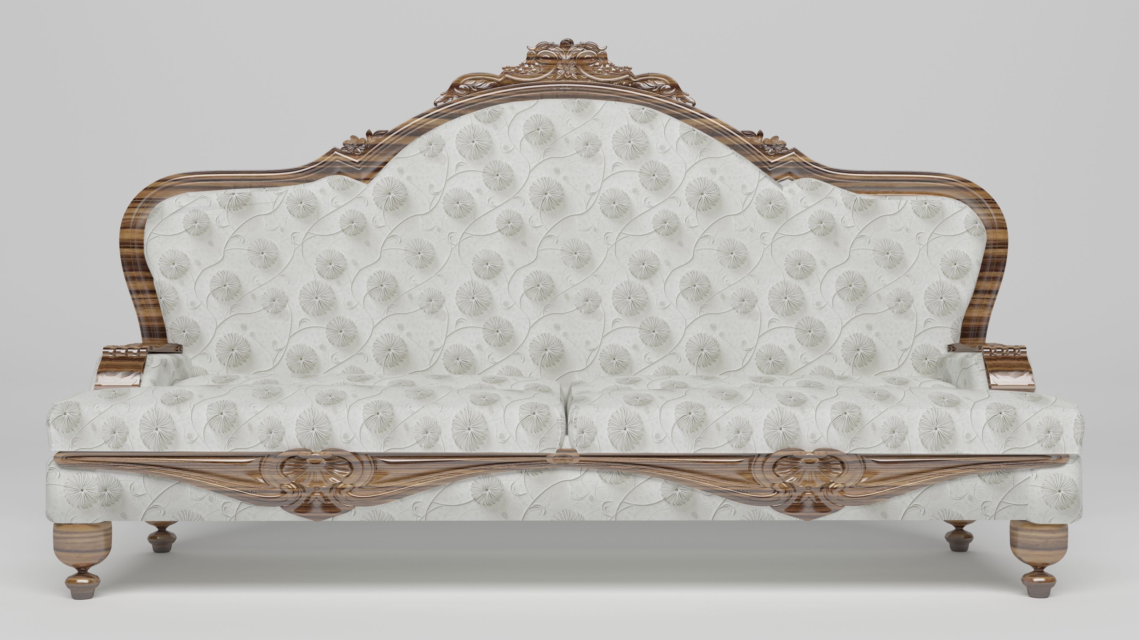 Classic Sofa 4K 3D model_1