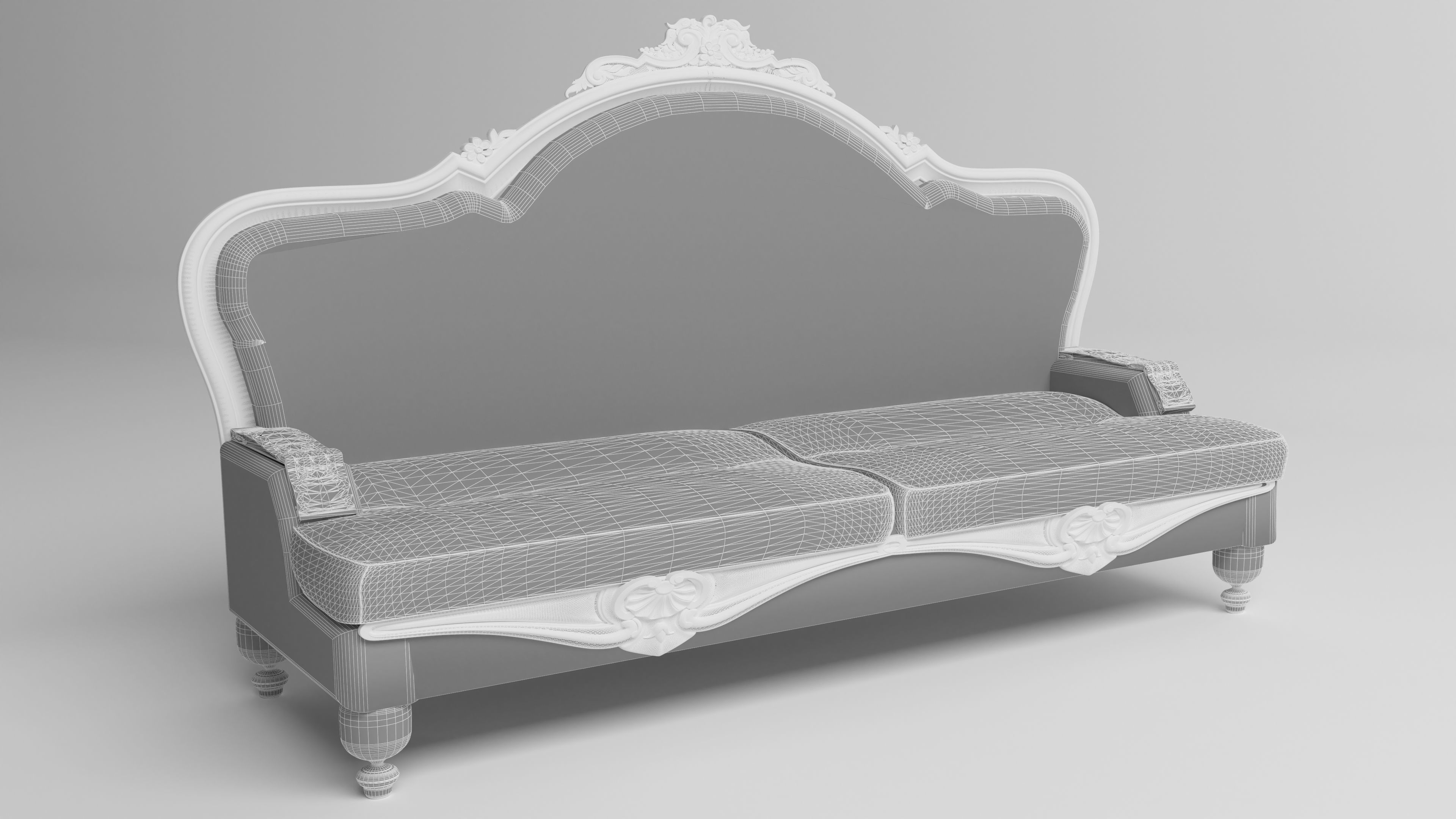 Classic Sofa 4K 3D model_8