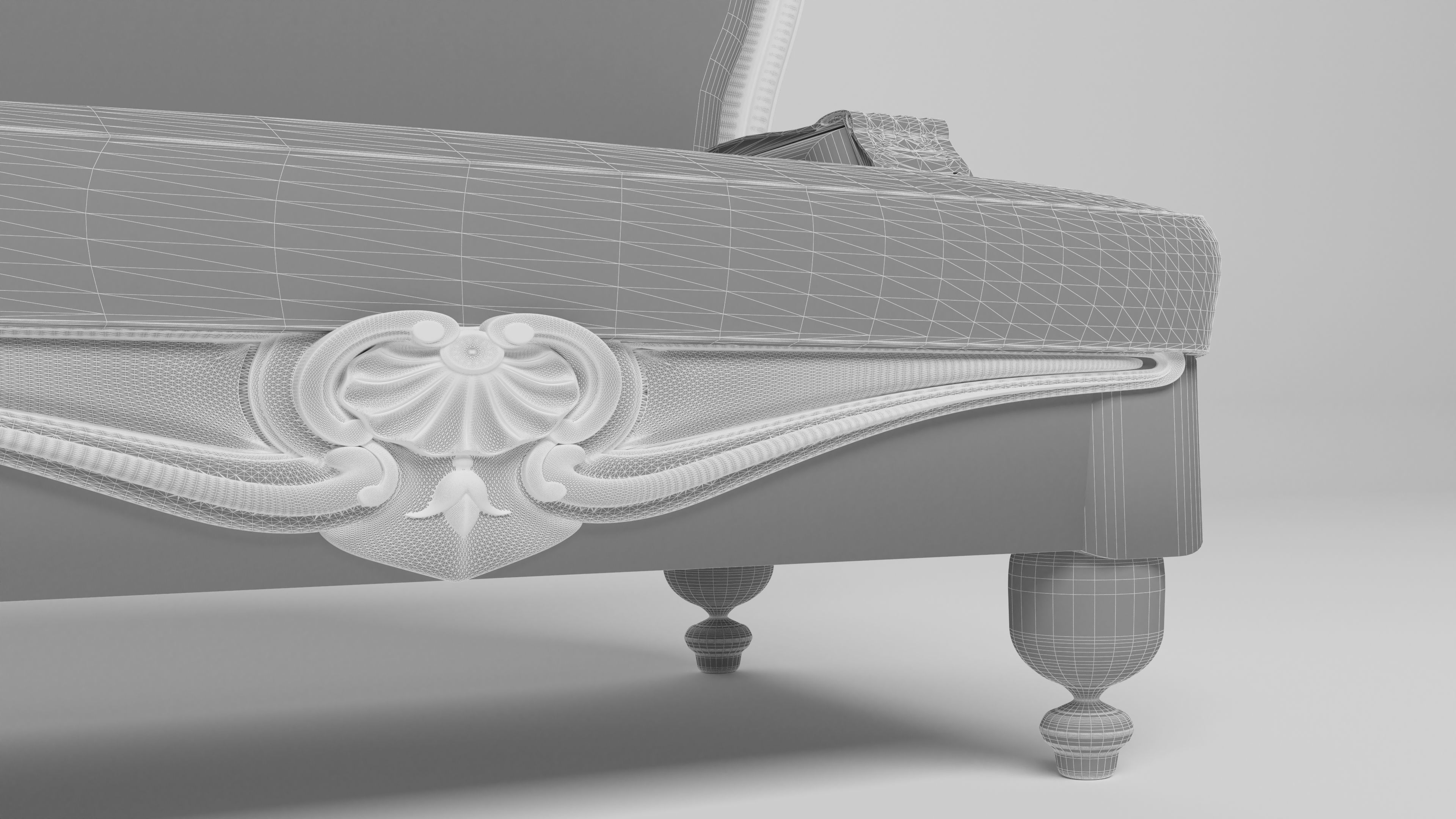 Classic Sofa 4K 3D model_11