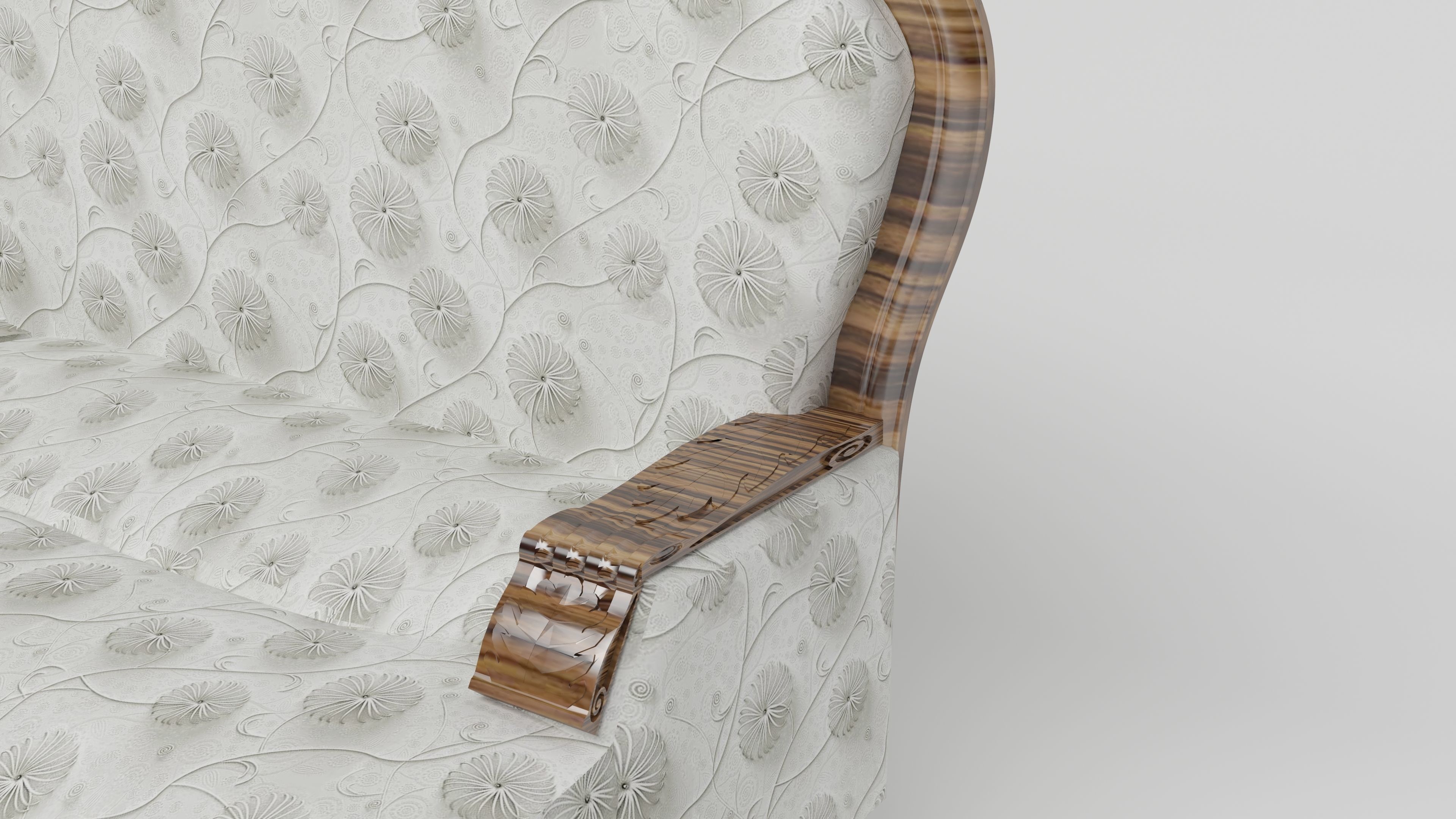 Classic Sofa 4K 3D model_4