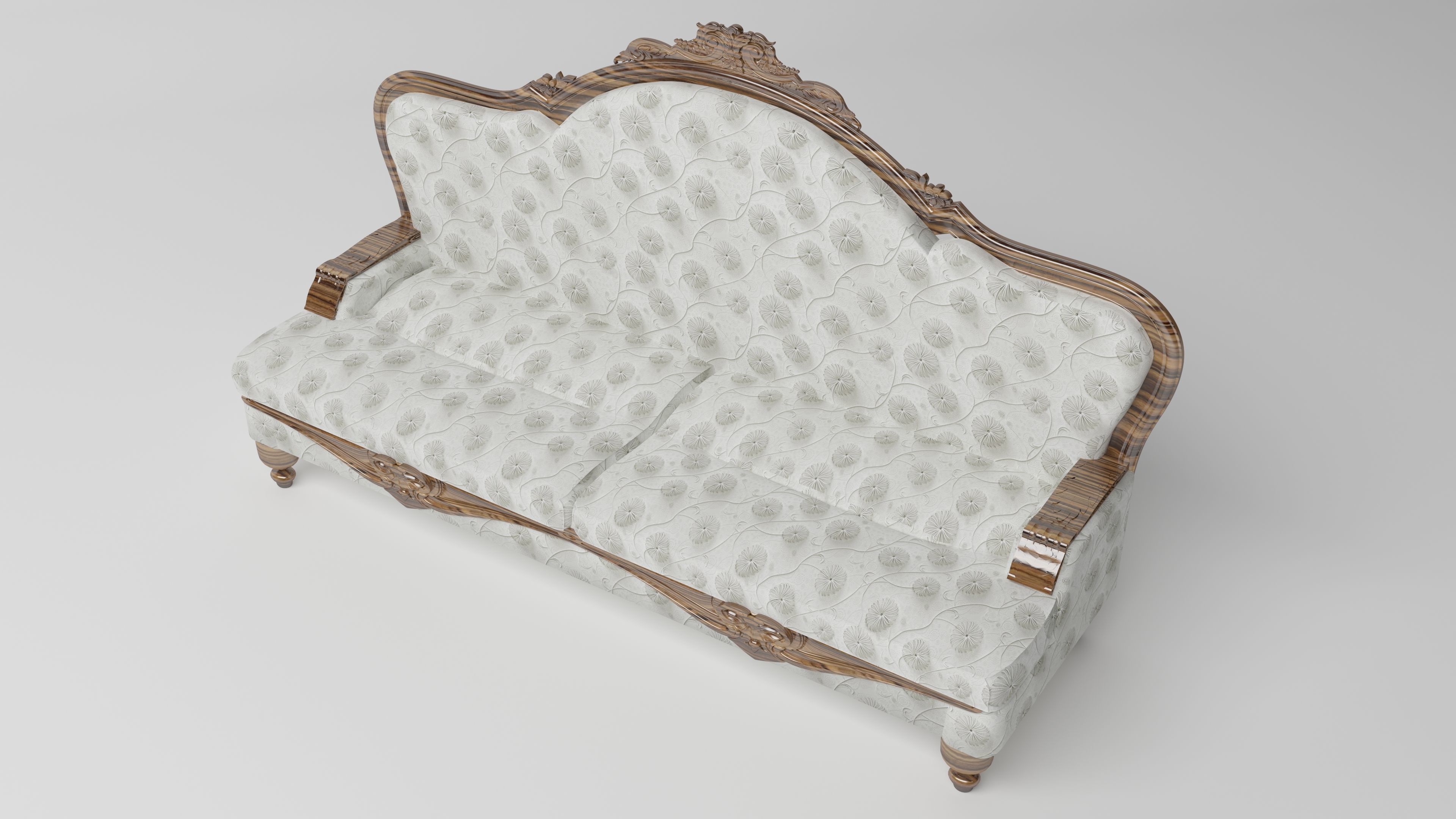 Classic Sofa 4K 3D model_7