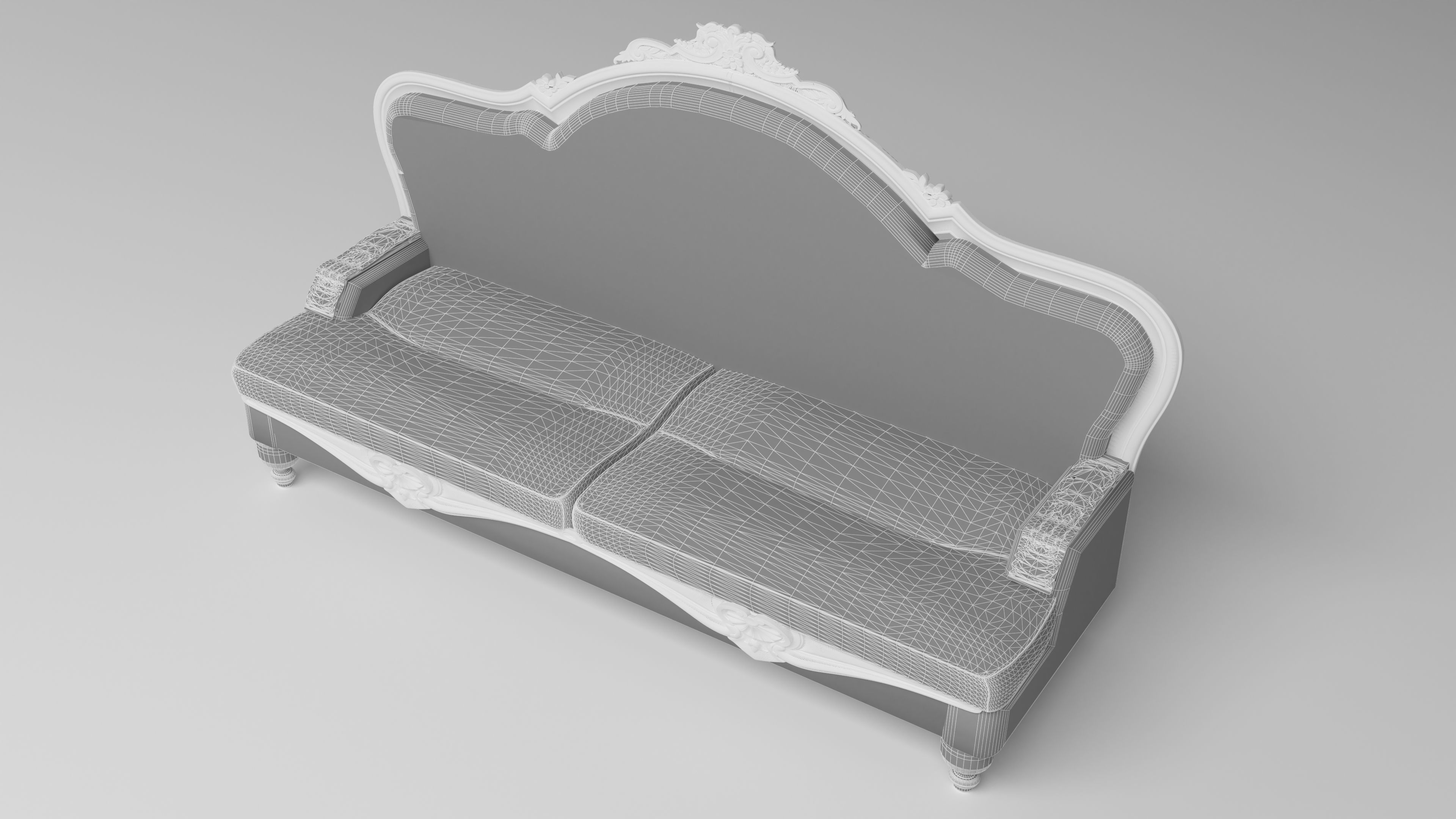 Classic Sofa 4K 3D model_9
