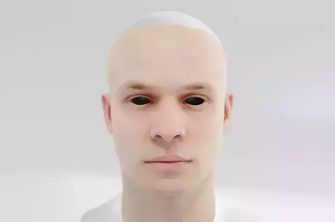 A male who appears to be 32 years old with clear and white skin