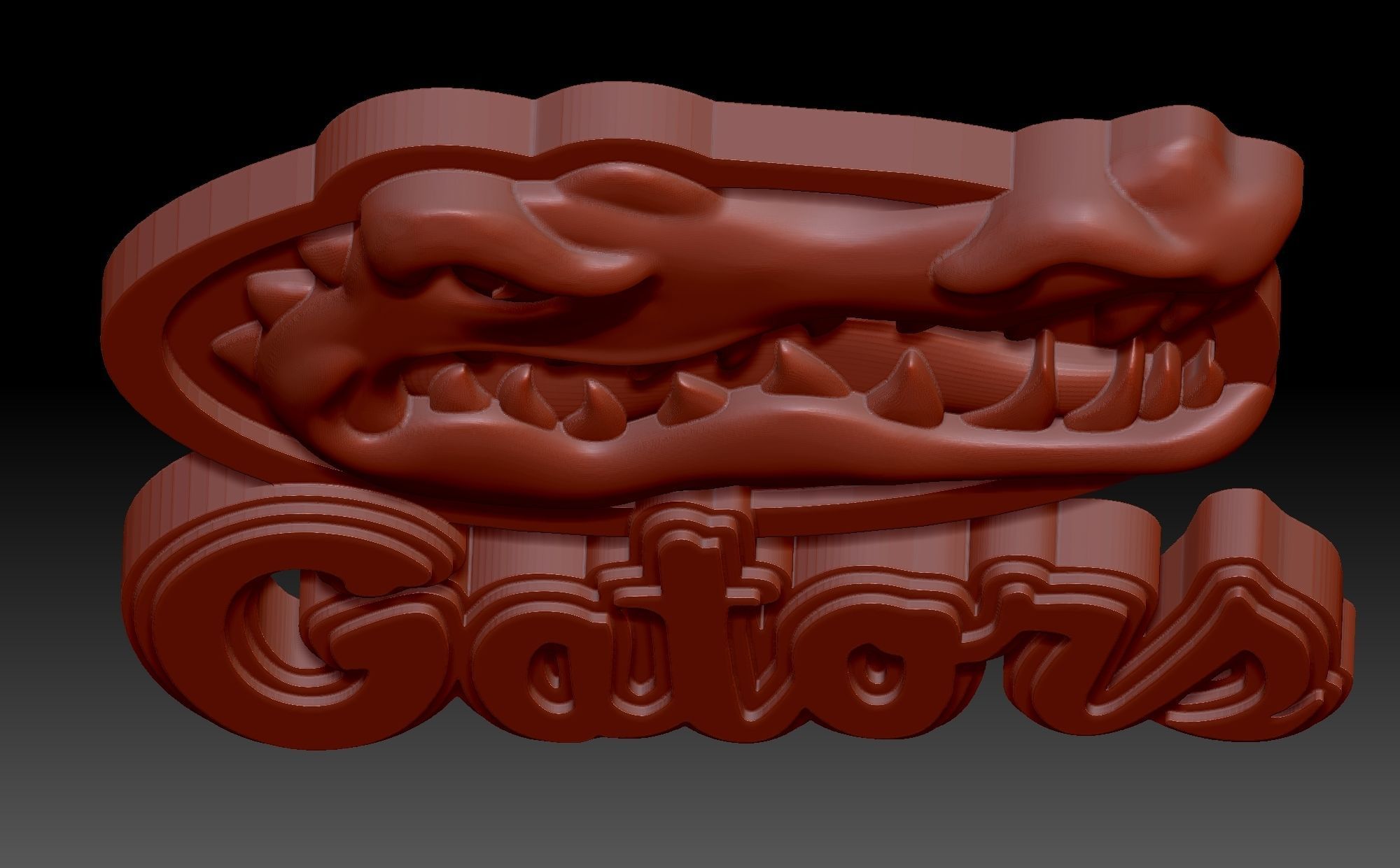 Crocodile 3D print model_4