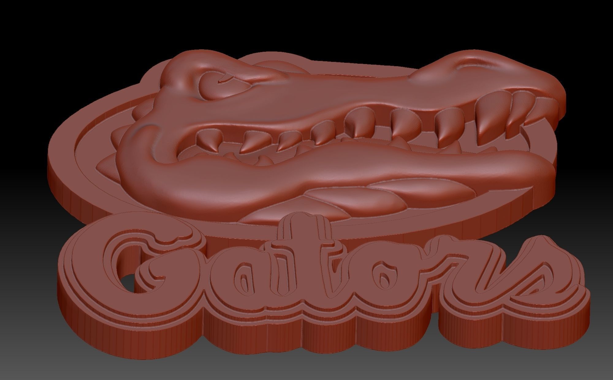 Crocodile 3D print model_3