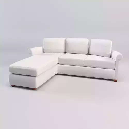 Arm upholstered sofa chaise sectional