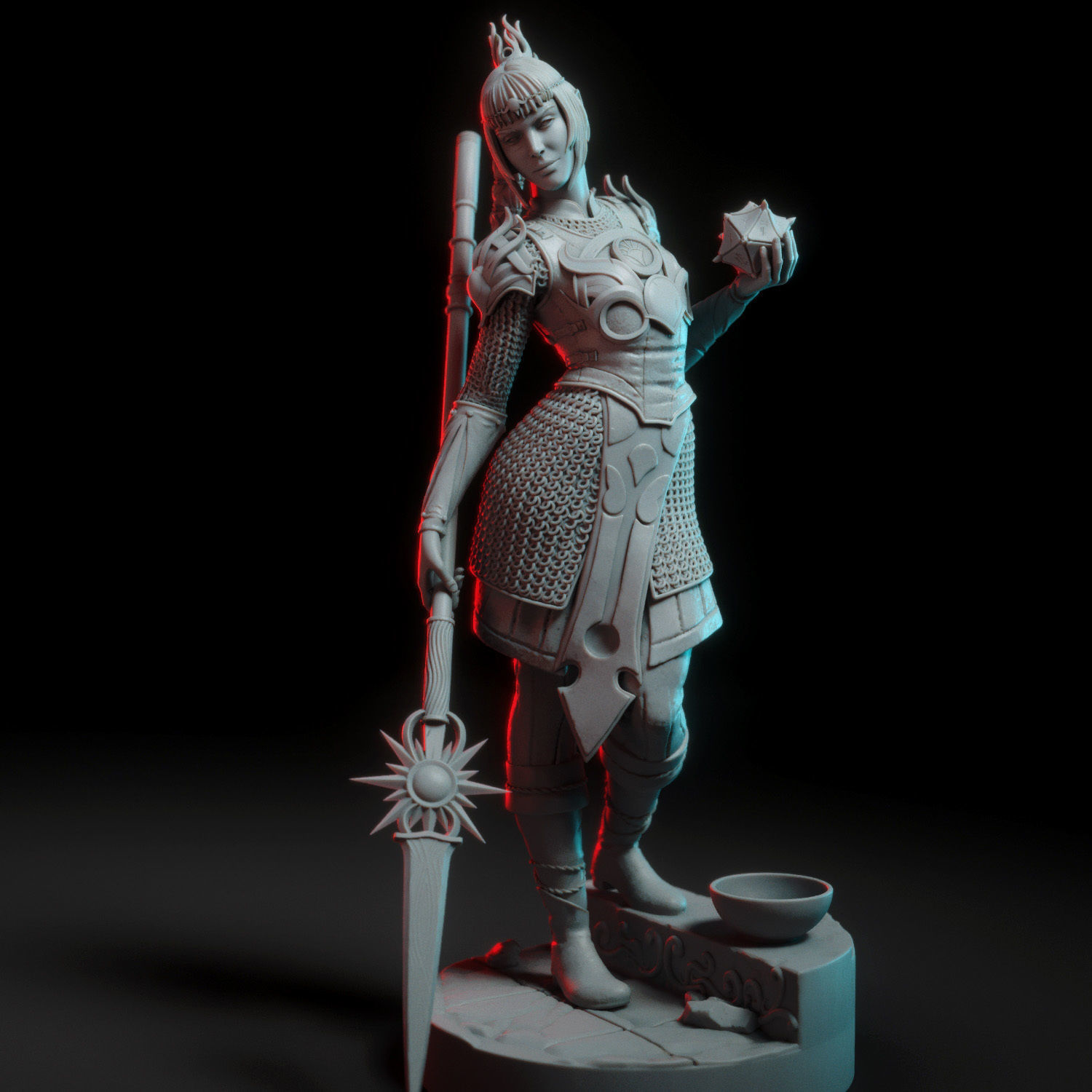 Shadowheart 3D print model_6