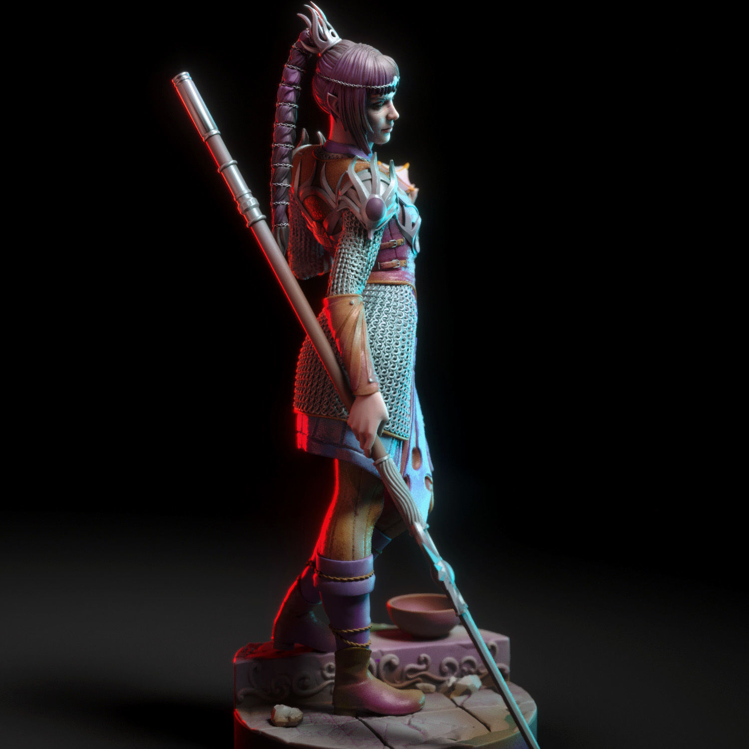 Shadowheart 3D print model_1