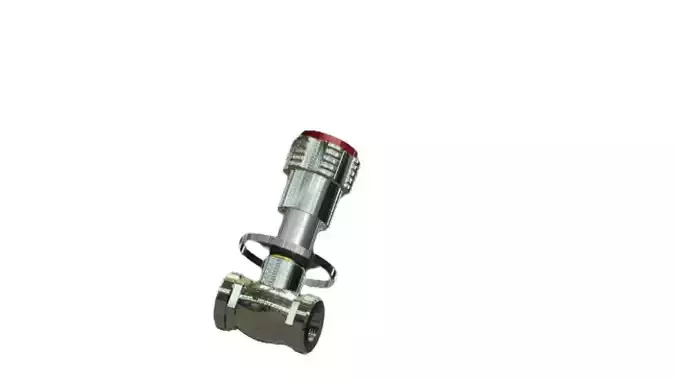 Water Tap conceal stop cock Half Inch 3D model