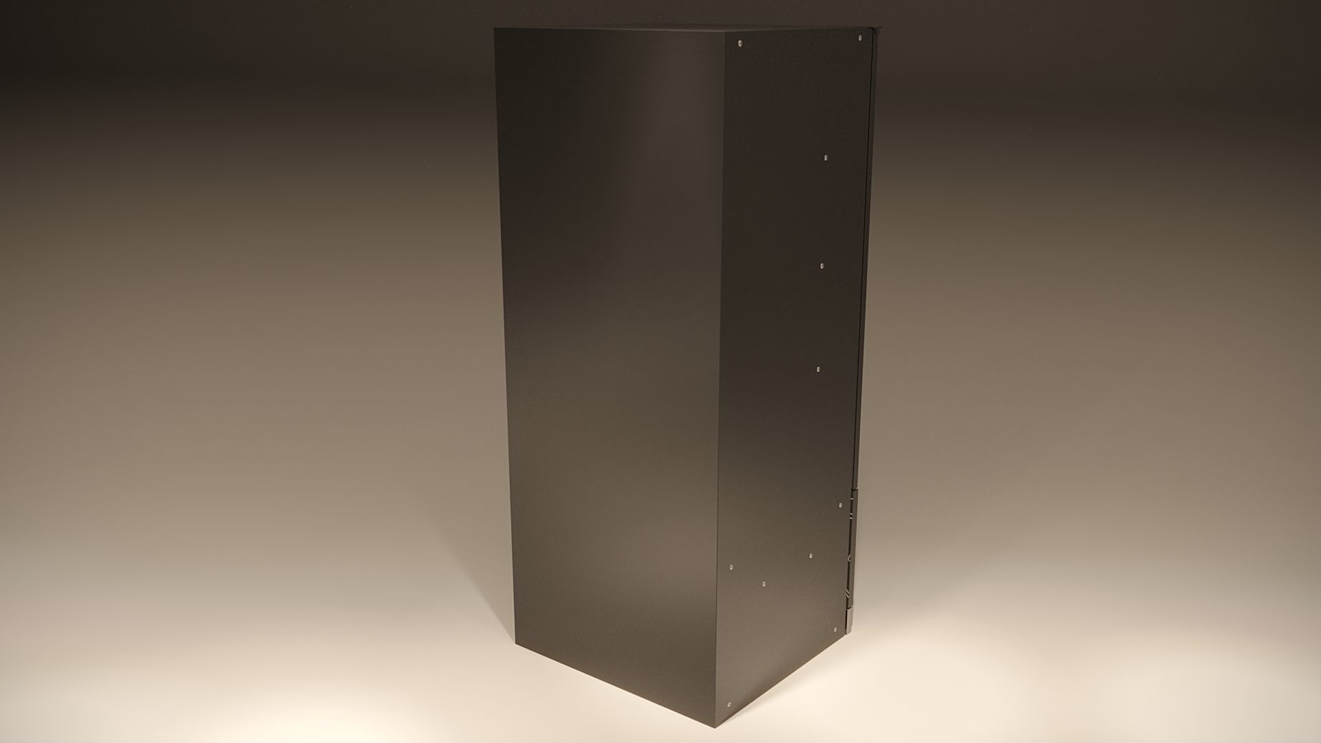 Refrigerator Low-poly 3D model_4