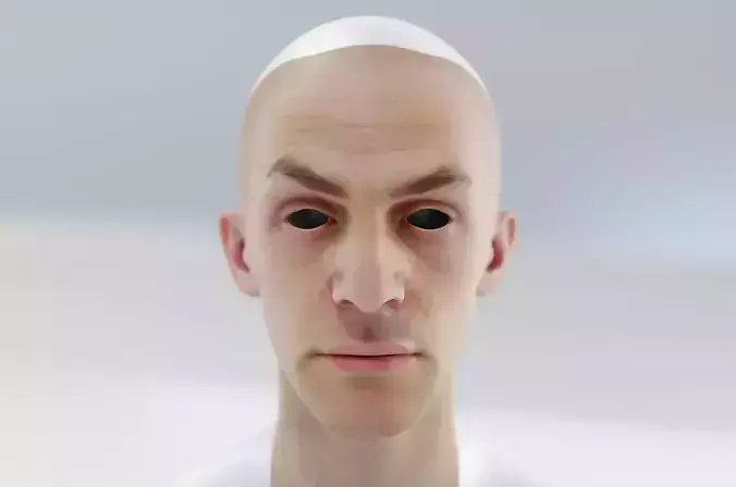 Man with high checkbones and resembling Jensen Ackles