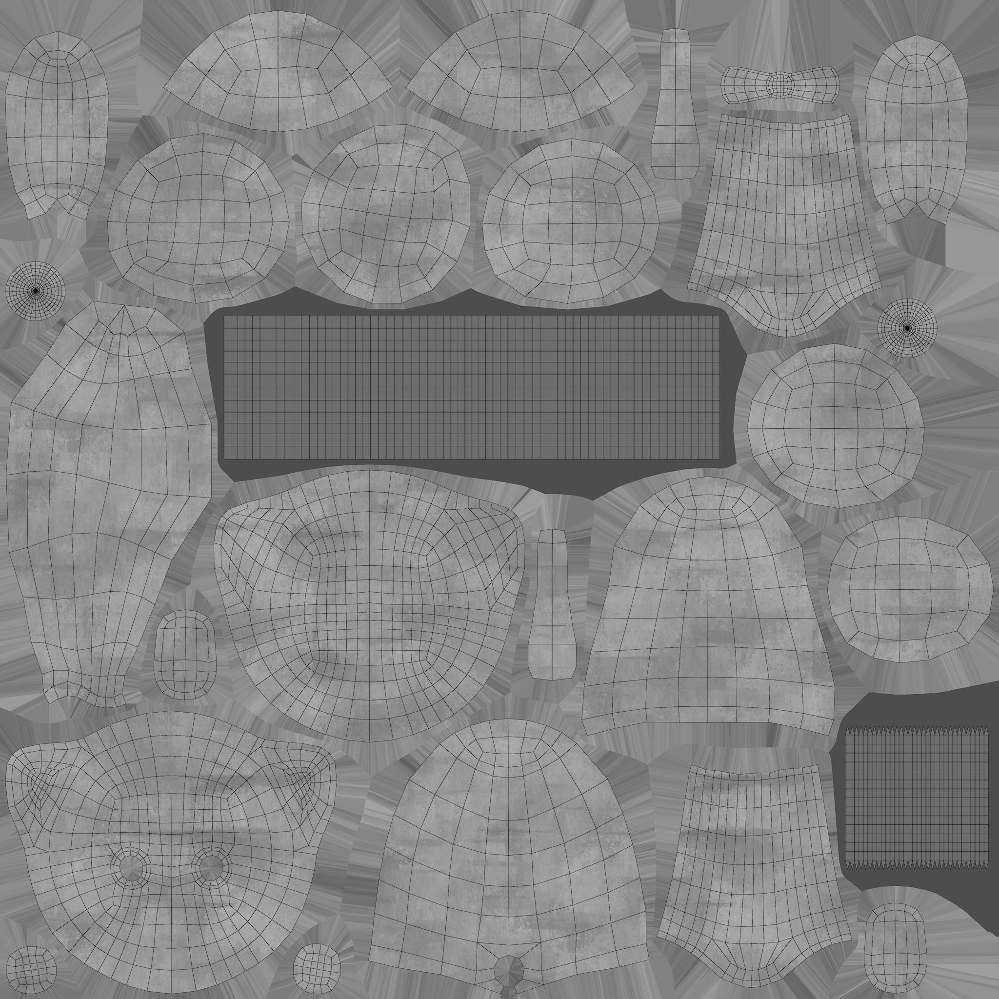 Vintage cat toy 3D model_22