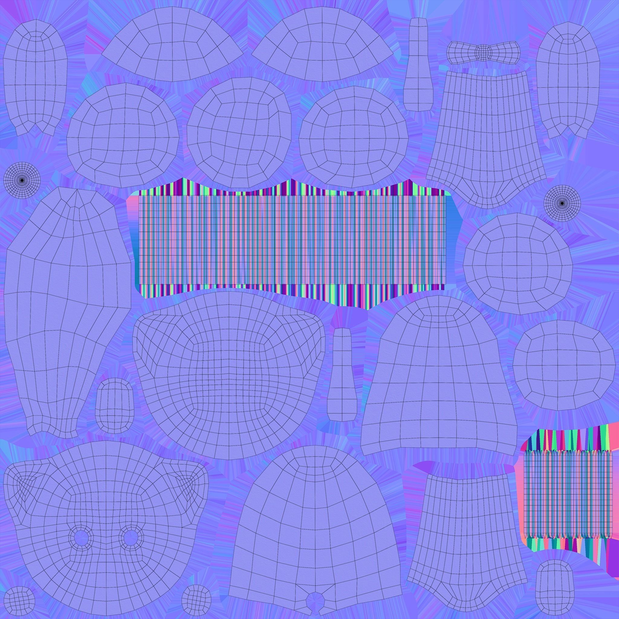 Vintage cat toy 3D model_20