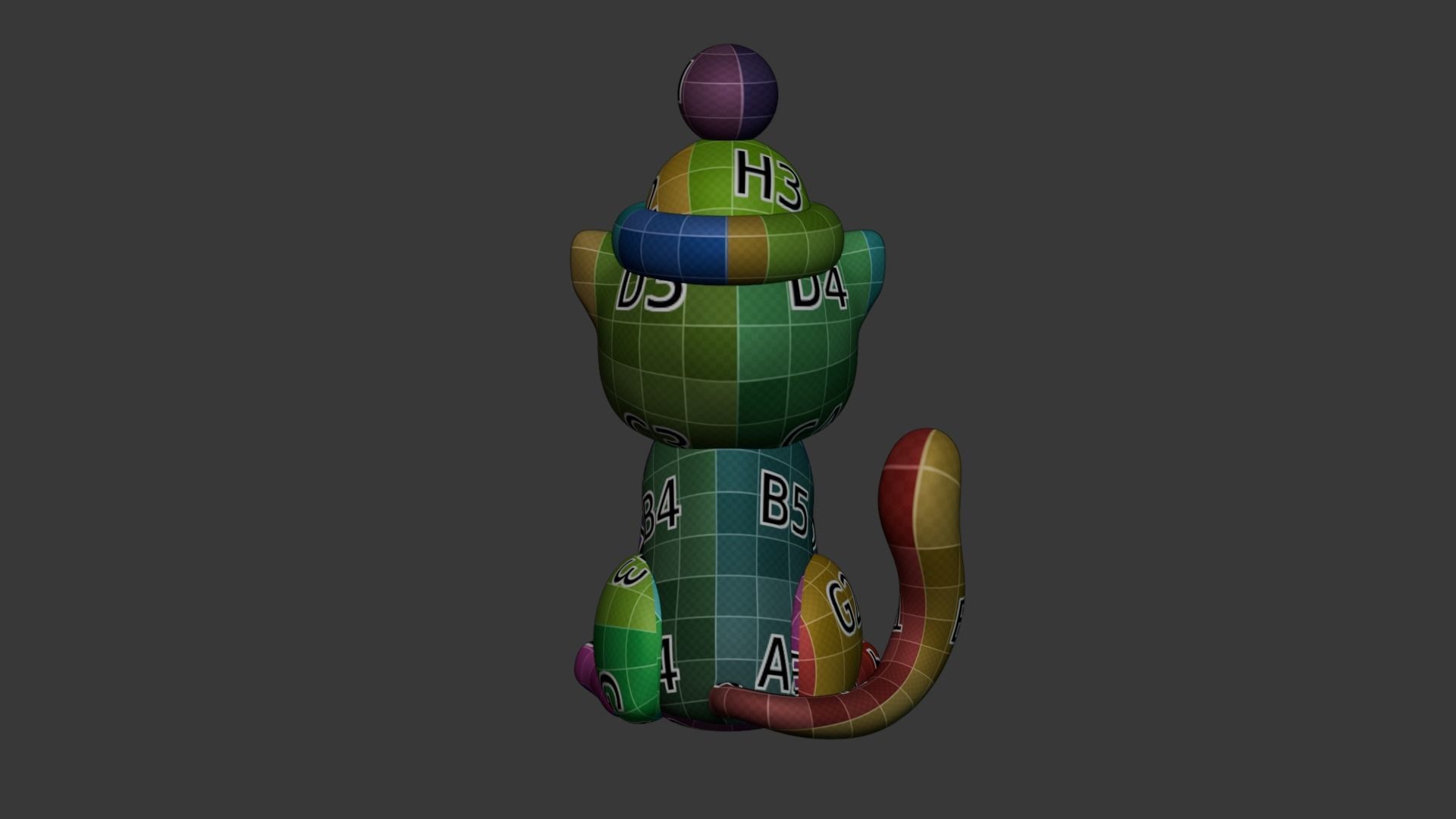 Vintage cat toy 3D model_17