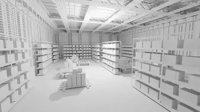 Warehouse Interior - No Material
