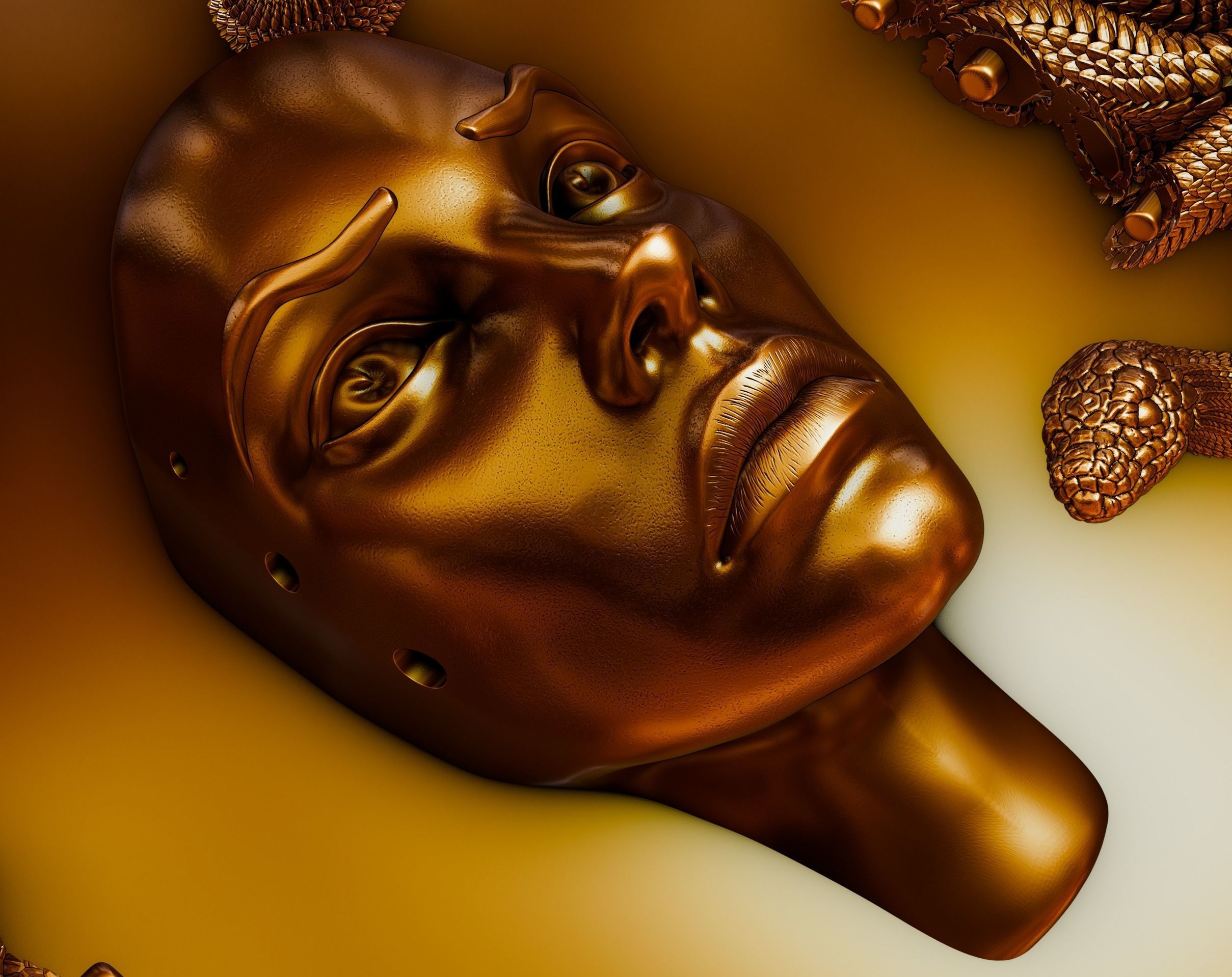 MEDUSA WALL DECOR 3D print model_20