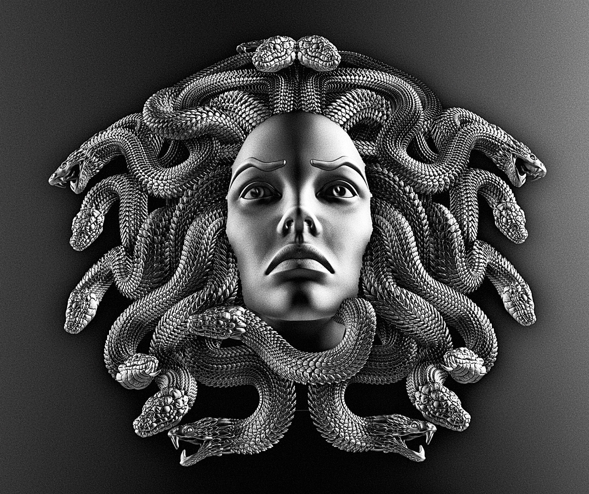 MEDUSA WALL DECOR 3D print model_10