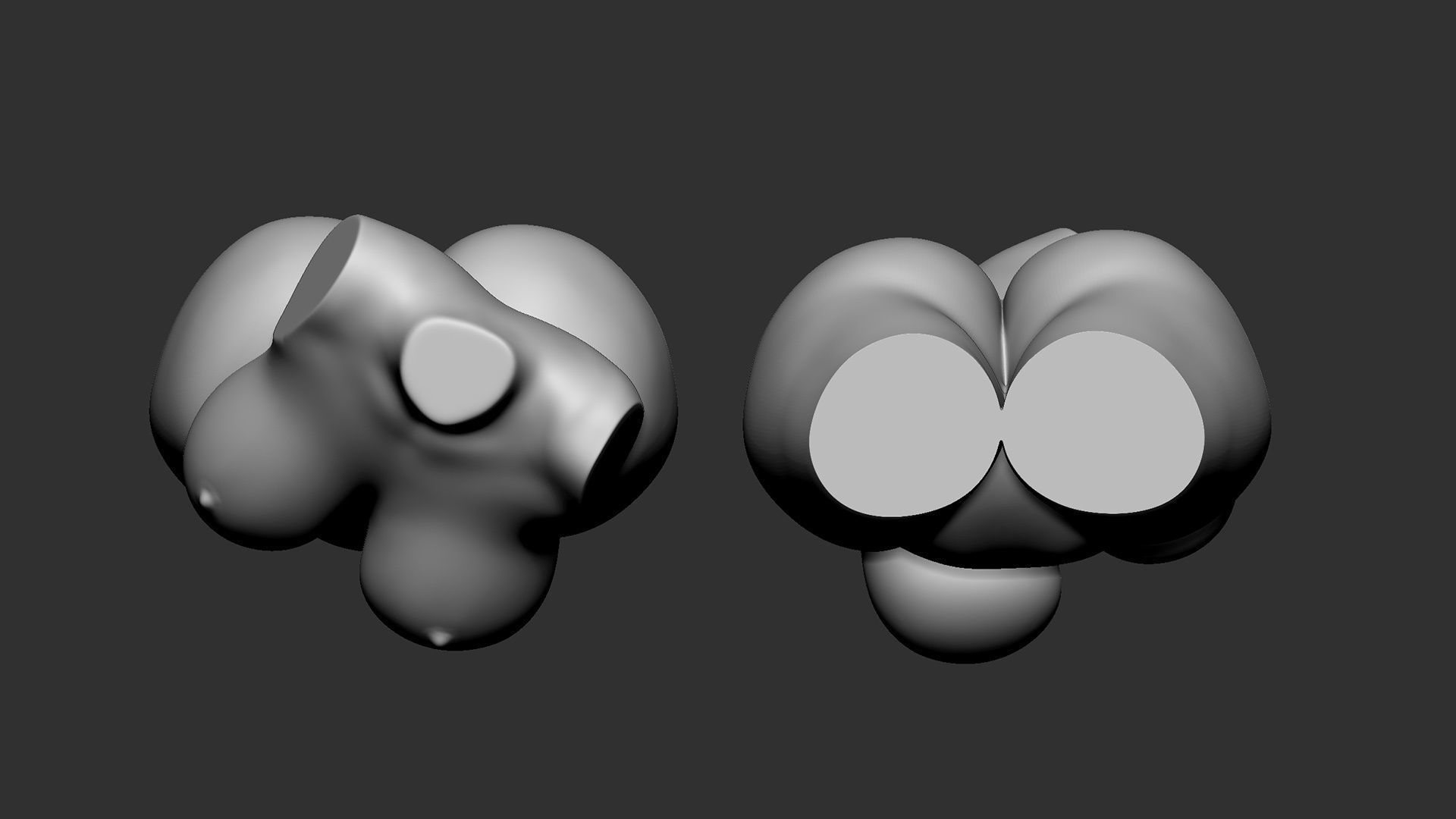 Female Torso 5 3D print model_6