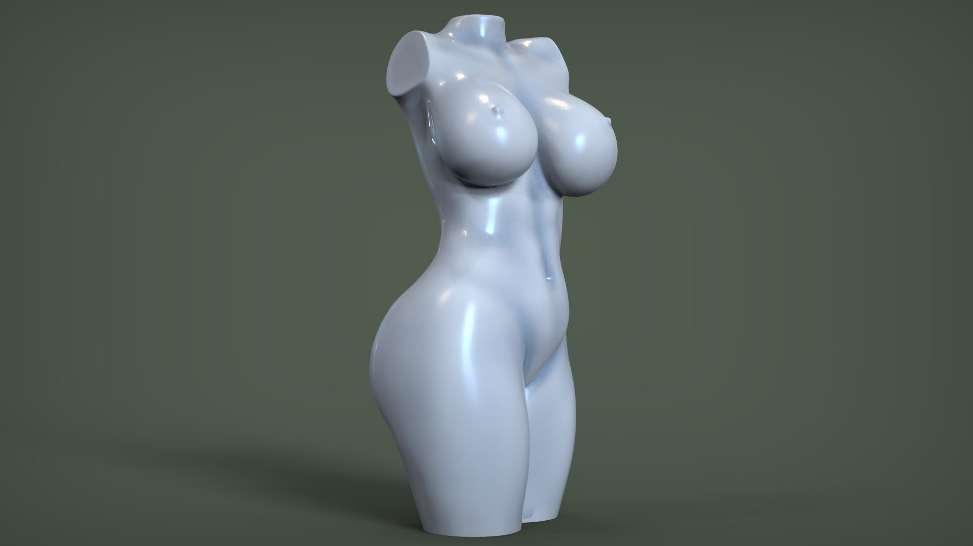 Female Torso 5 3D print model_1