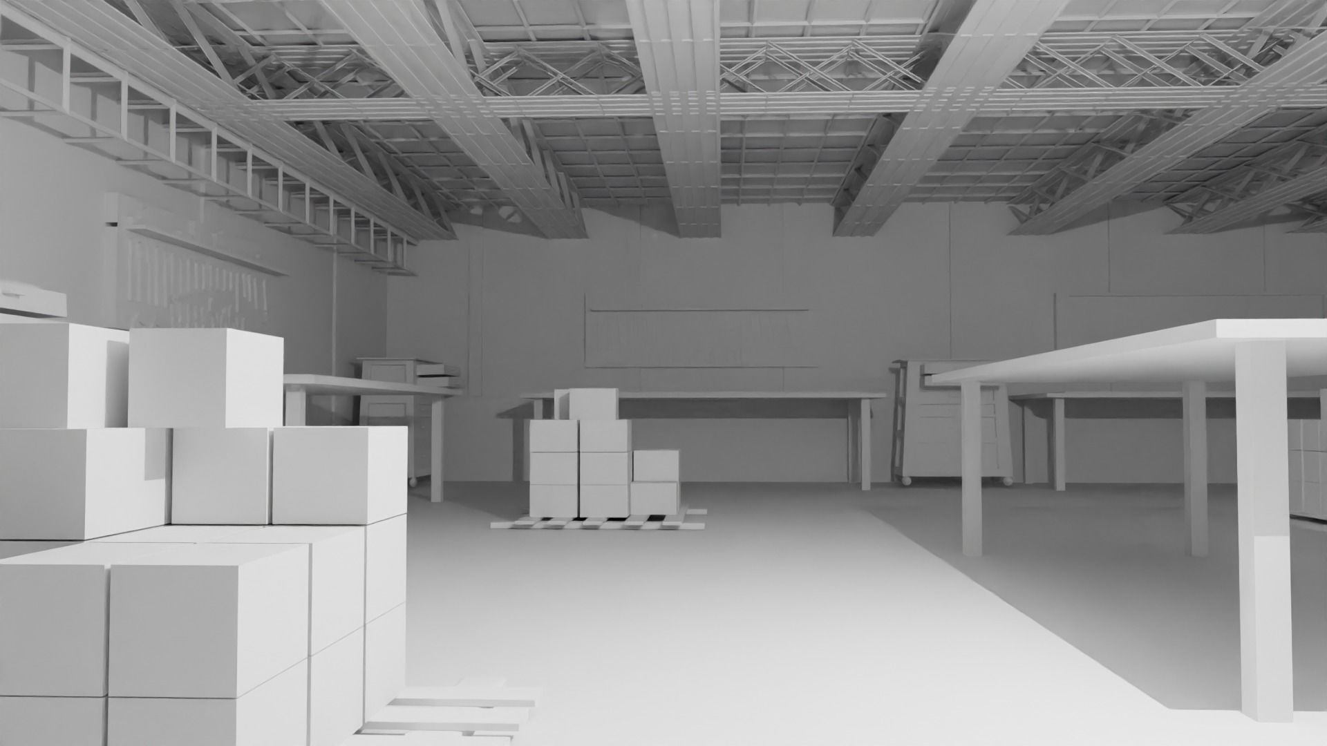 Workshop No Material Low-poly 3D model_6