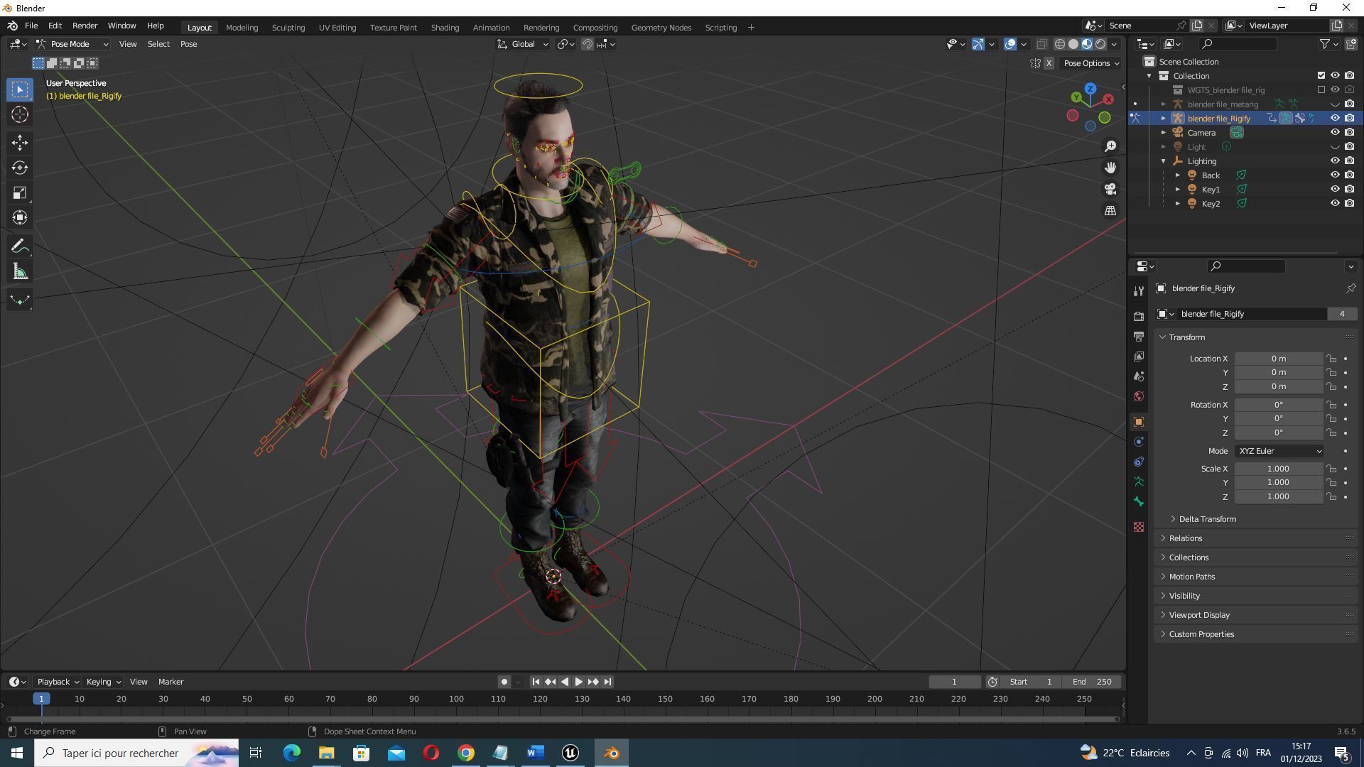 Strategic Stalwart - Kiven In Midnight Como Low-poly 3D model_20