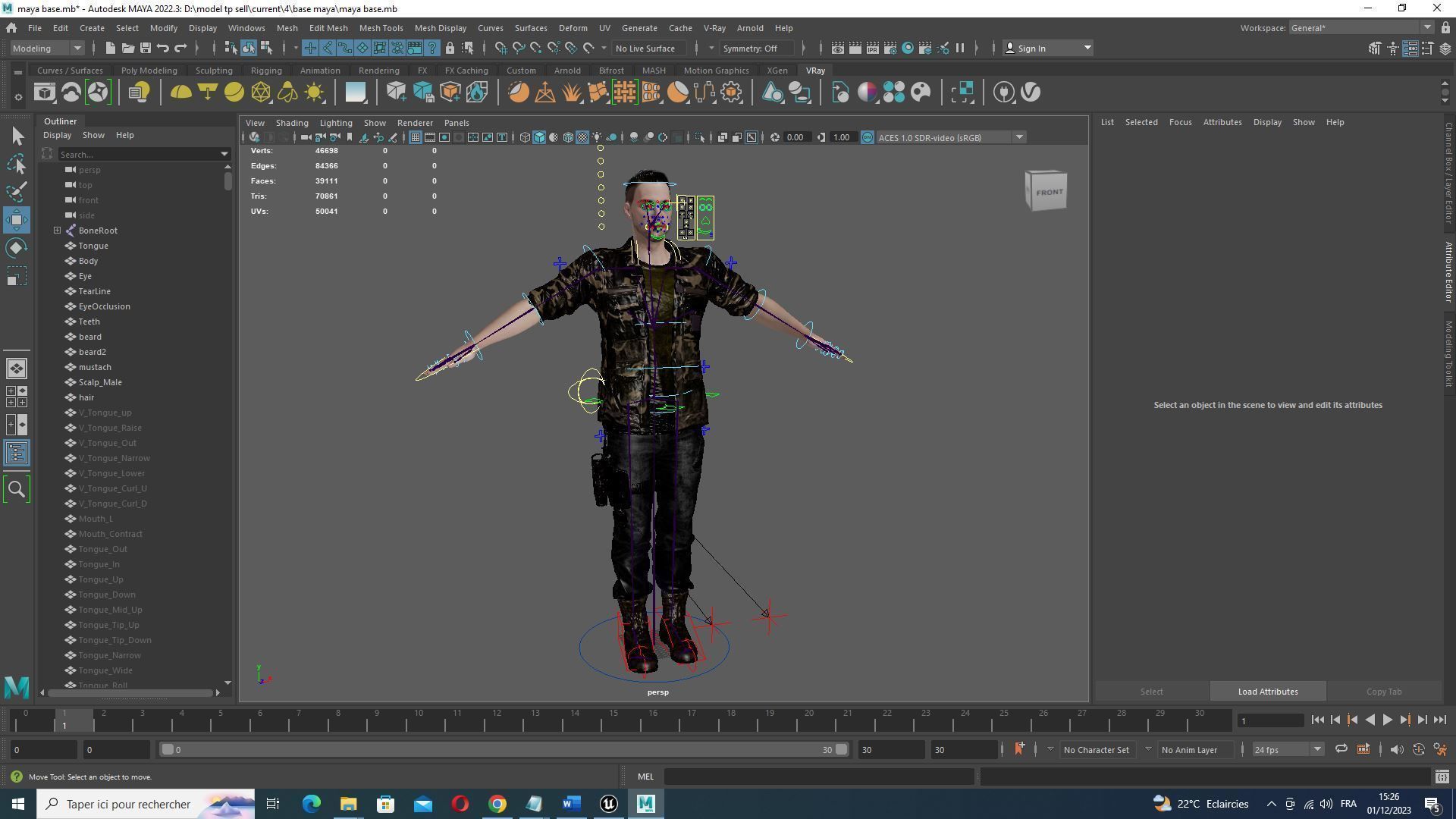Strategic Stalwart - Kiven In Midnight Como Low-poly 3D model_26