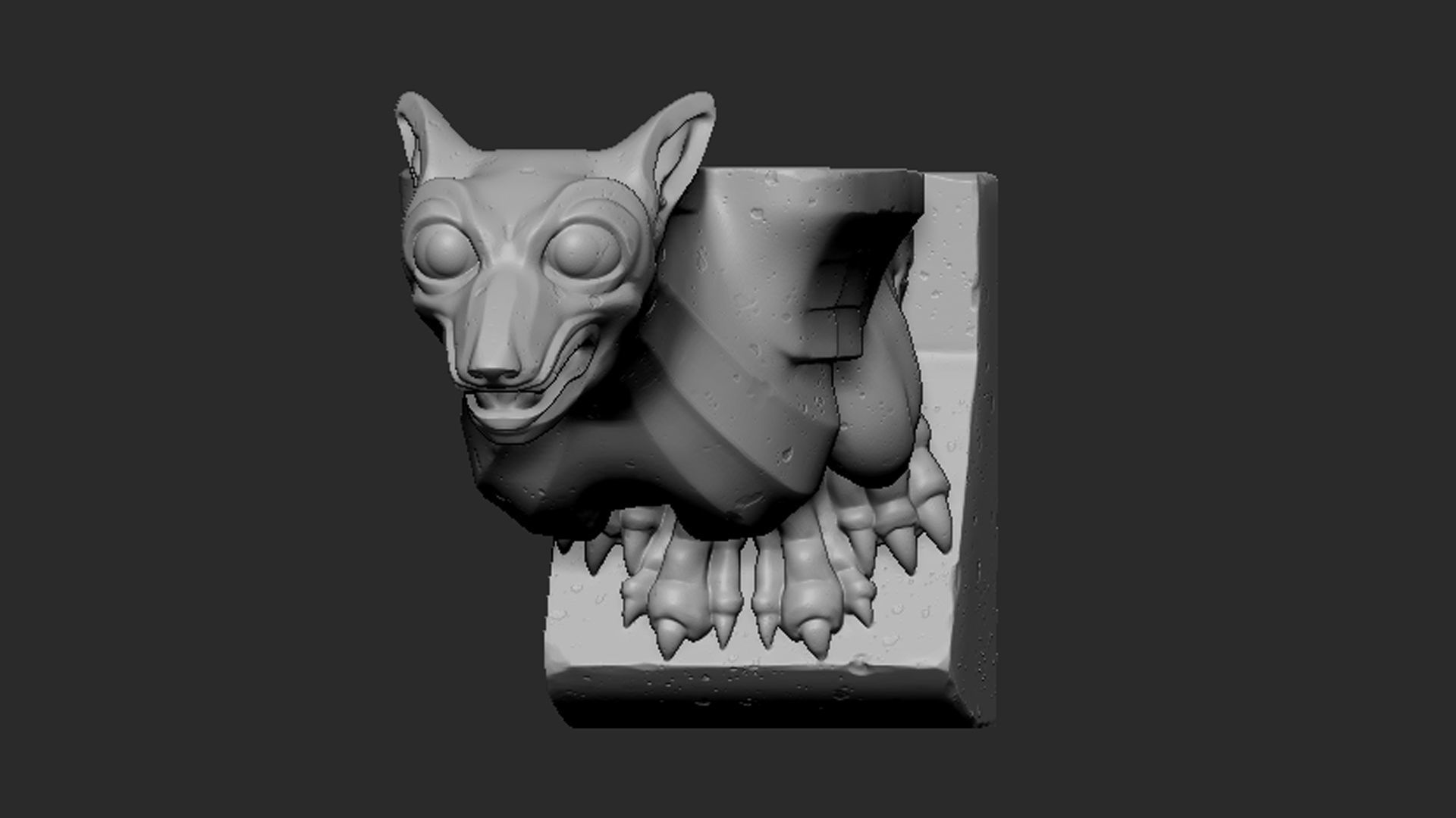 Gargoyle08 3D print model_1