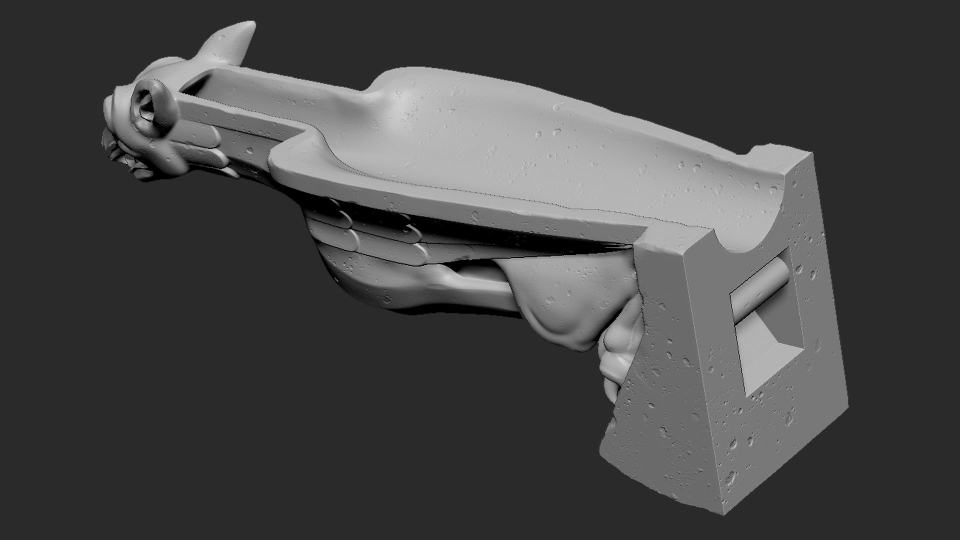 Gargoyle08 3D print model_11