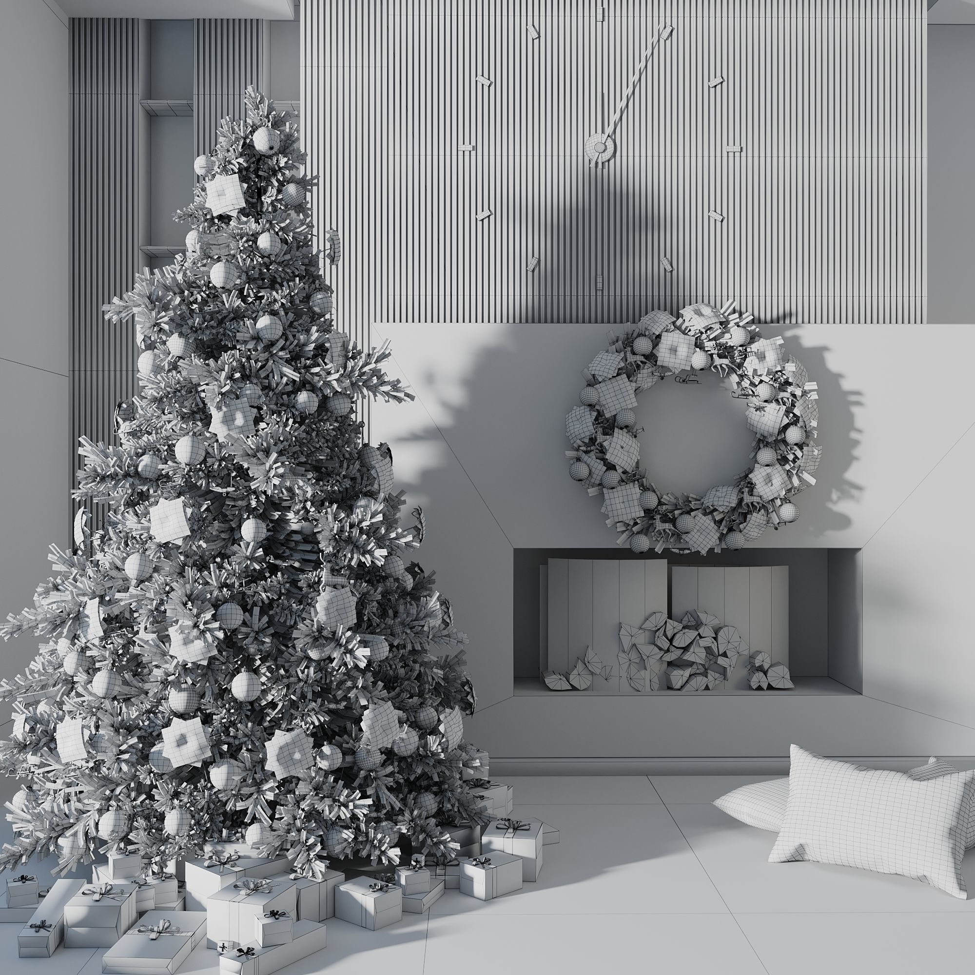 Christmas Tree 3D Model 3D model_5