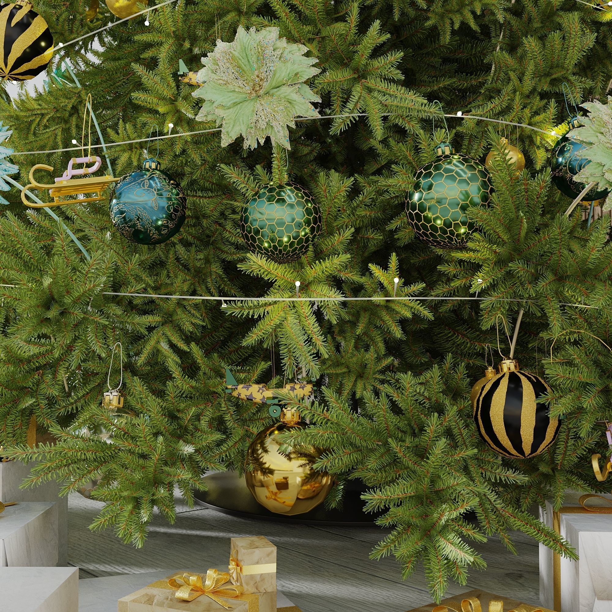 Christmas Tree 3D Model 3D model_3