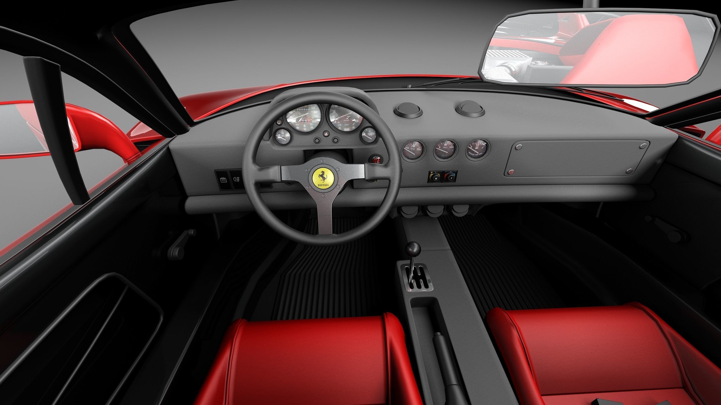 Ferrari F40 1987-1992 3D model_16