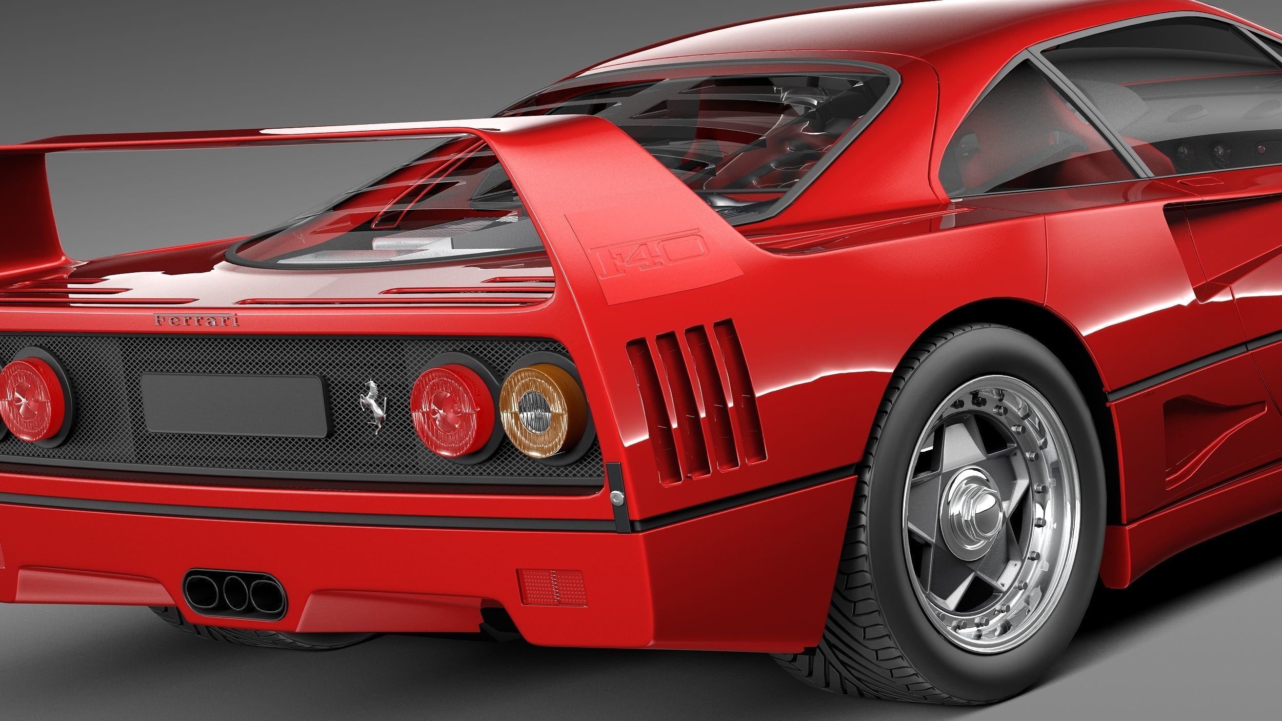 Ferrari F40 1987-1992 3D model_3