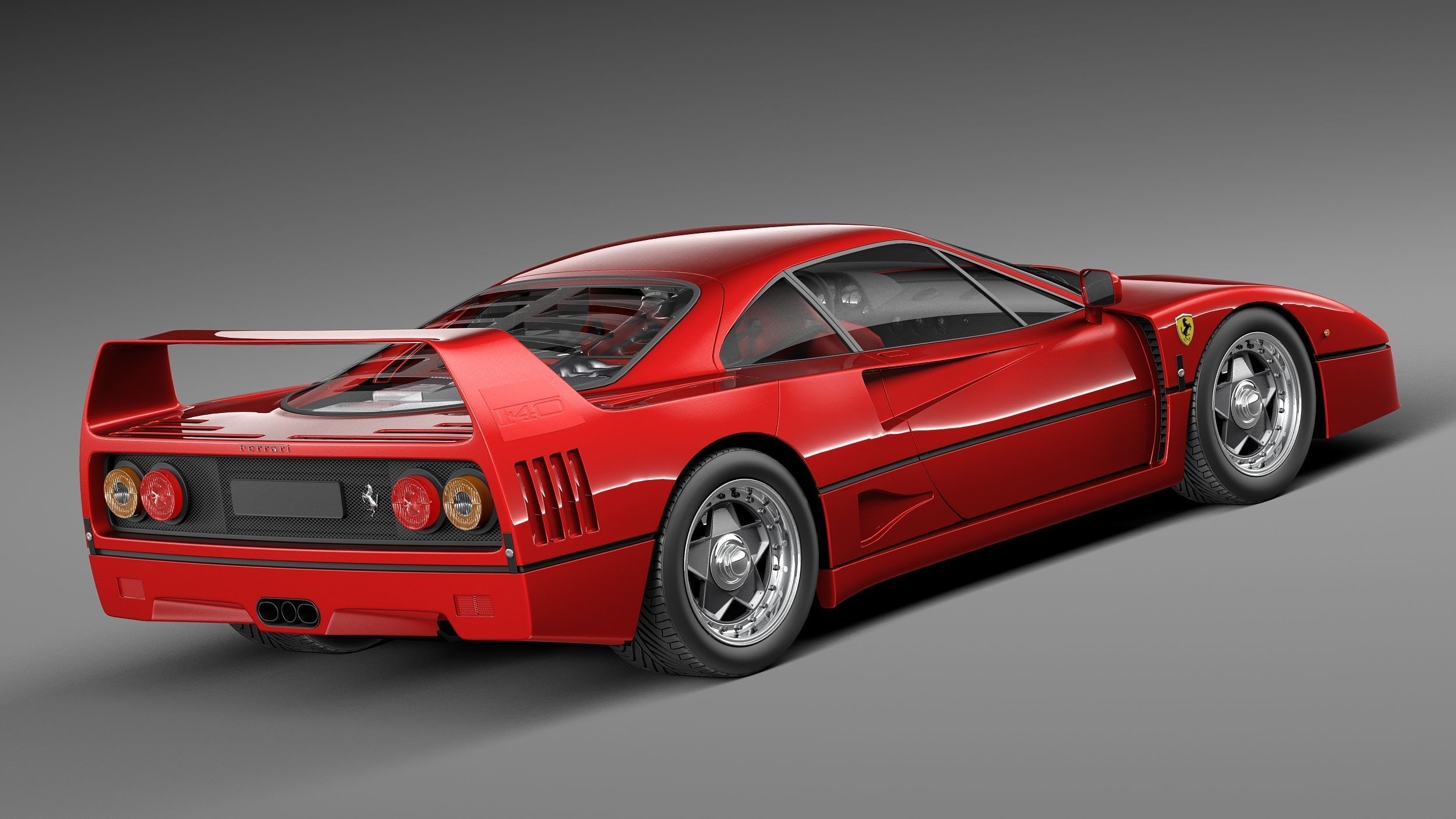 Ferrari F40 1987-1992 3D model_4