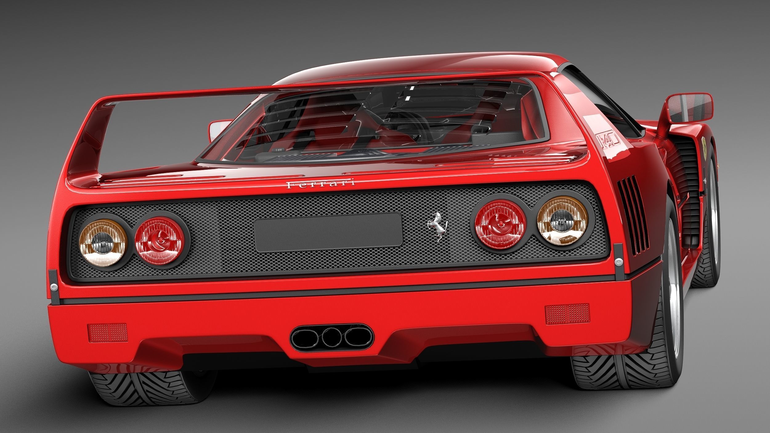 Ferrari F40 1987-1992 3D model_5