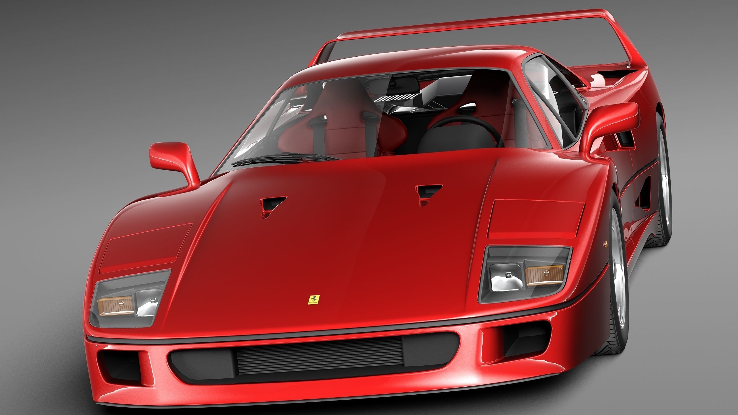 Ferrari F40 1987-1992 3D model_1