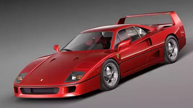 Ferrari F40 1987-1992 3D model