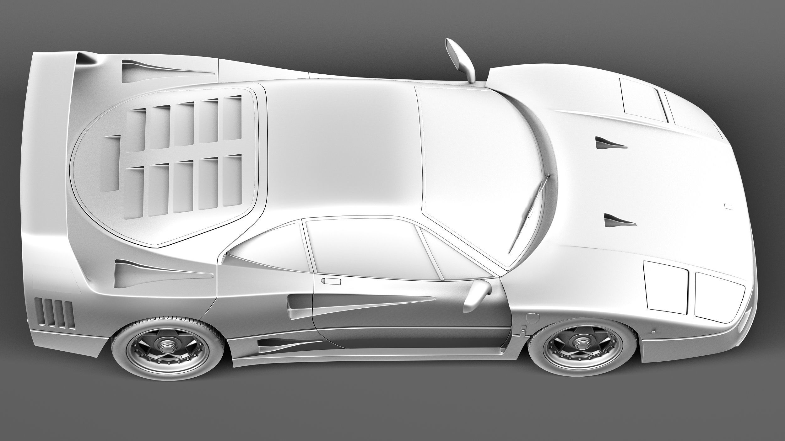 Ferrari F40 1987-1992 3D model_15