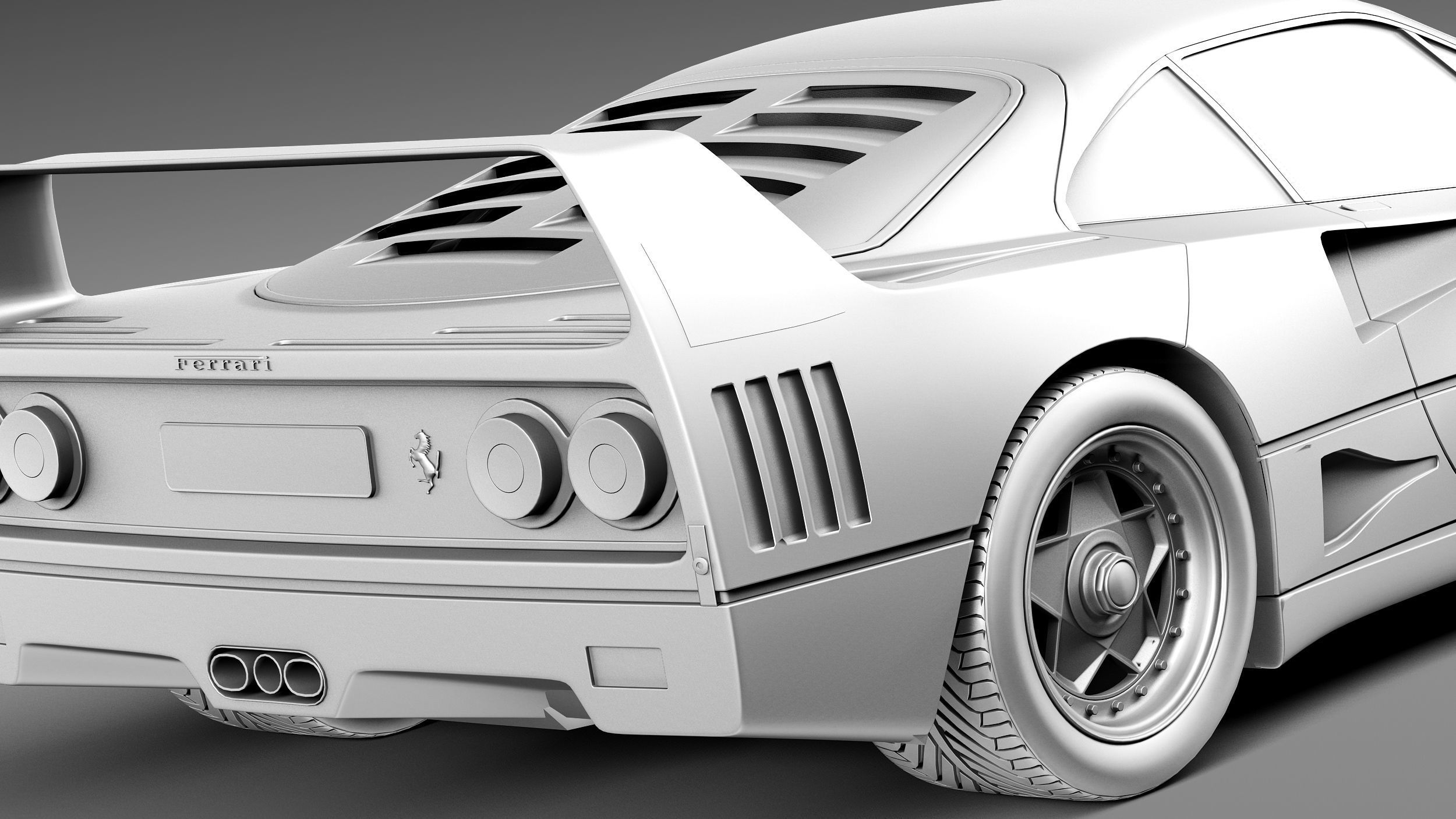 Ferrari F40 1987-1992 3D model_11